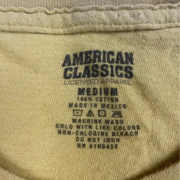 Shelby American Racing Tee - Mustard Yellow Men’s Medium - Picture 2 of 6